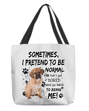 Sometimes - Puggle 1 All-Over Tote tile