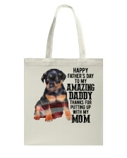 Father Day - Miniature Pinscher Tote Bag tile