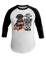Father Day - Miniature Pinscher Baseball Tee tile