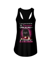 Millionaire - BLACK Pomeranian Ladies Flowy Tank tile