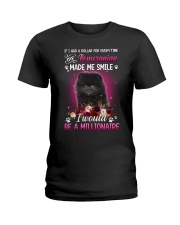 Millionaire - BLACK Pomeranian Ladies T-Shirt tile