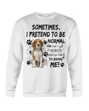 Sometimes - beagle Crewneck Sweatshirt tile