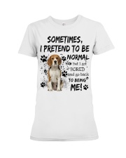 Sometimes - beagle Premium Fit Ladies Tee tile
