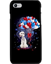 Balloons love 4th - Bedlington Terrier Phone Case tile