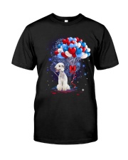 Balloons love 4th - Bedlington Terrier Premium Fit Mens Tee tile