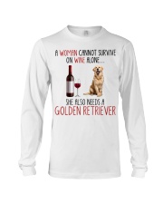 She Also Needs - Golden Retriever Dog Long Sleeve Tee tile