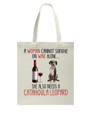 She Also Needs - Catahoula Leopard Tote Bag tile