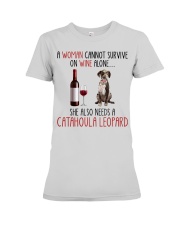 She Also Needs - Catahoula Leopard Premium Fit Ladies Tee tile