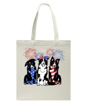 American Border Collie Tote Bag tile