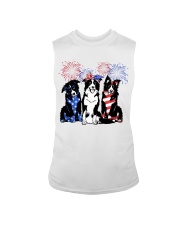 American Border Collie Sleeveless Tee tile