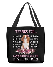 Thanks Mom - Cavalier King Charles Spaniel 1 All-Over Tote tile