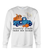156 Country Roads Dachshund 2 Crewneck Sweatshirt tile