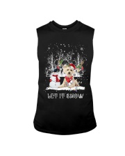 Xmas Reindeer - Cream GoldenDoodle Sleeveless Tee tile