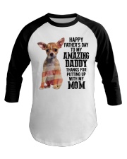 Father Day - Chihuahua Baseball Tee tile