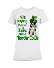Lucky Need - Border Collie Premium Fit Ladies Tee tile