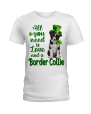Lucky Need - Border Collie Ladies T-Shirt tile