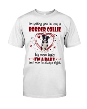 Dog Baby - Border Collie Premium Fit Mens Tee tile