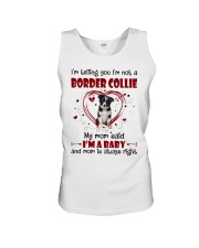 Dog Baby - Border Collie Unisex Tank tile