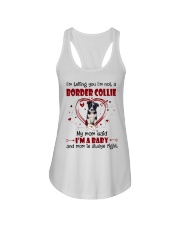 Dog Baby - Border Collie Ladies Flowy Tank tile
