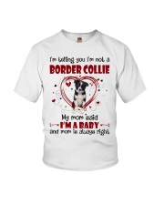 Dog Baby - Border Collie Youth T-Shirt tile