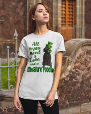 Lucky Need - BLACK Miniature Poodle Classic T-Shirt apparel-classic-tshirt-lifestyle-06