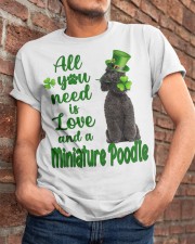 Lucky Need - BLACK Miniature Poodle Classic T-Shirt apparel-classic-tshirt-lifestyle-26