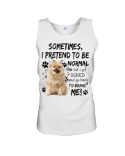 Sometimes - CREAM Keeshond Unisex Tank tile