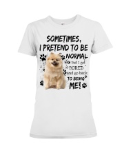Sometimes - CREAM Keeshond Premium Fit Ladies Tee tile