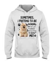 Sometimes - CREAM Keeshond Hooded Sweatshirt tile