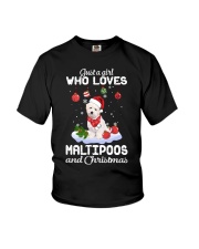 Just A Girl - Maltipoo Youth T-Shirt tile