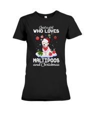 Just A Girl - Maltipoo Premium Fit Ladies Tee tile