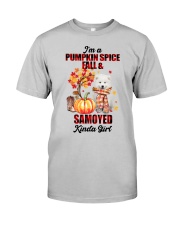 Pumpkin Girl - Samoyed Classic T-Shirt front