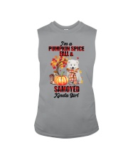 Pumpkin Girl - Samoyed Sleeveless Tee tile
