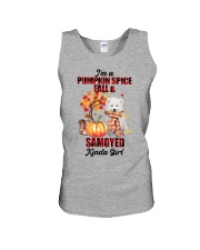 Pumpkin Girl - Samoyed Unisex Tank tile
