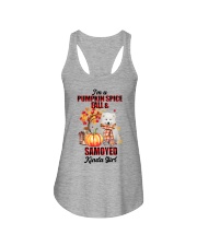 Pumpkin Girl - Samoyed Ladies Flowy Tank tile