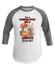 Pumpkin Girl - Samoyed Baseball Tee tile