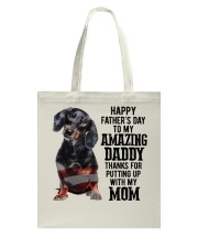 Father Day - Dachshund Tote Bag tile