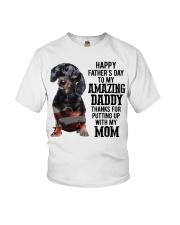 Father Day - Dachshund Youth T-Shirt tile