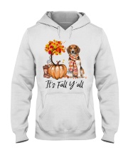 It is Fall - Beagle 2 Hooded Sweatshirt tile