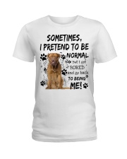 Sometimes - Dogue de Bordeaux Ladies T-Shirt tile