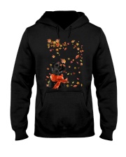 Leaf Scarf - black Labrador 1 Hooded Sweatshirt tile