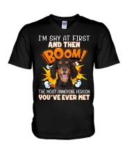 Annoying - Gordon Setter V-Neck T-Shirt tile
