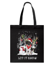 Xmas Reindeer - small munsterlander Tote Bag tile