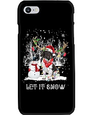Xmas Reindeer - small munsterlander Phone Case tile