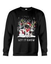 Xmas Reindeer - small munsterlander Crewneck Sweatshirt tile