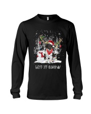 Xmas Reindeer - small munsterlander Long Sleeve Tee tile