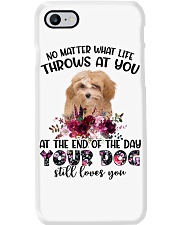 At The End - APRICOT Maltipoo Phone Case tile