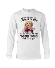 At The End - APRICOT Maltipoo Long Sleeve Tee tile