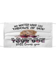 At The End - APRICOT Maltipoo Mask tile