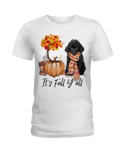 It is Fall - Toy Poodle 1 Ladies T-Shirt tile